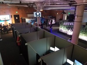 Overhead view of the watchdogs 2 event