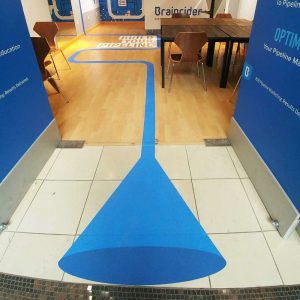 vinyl floor guard graphics
